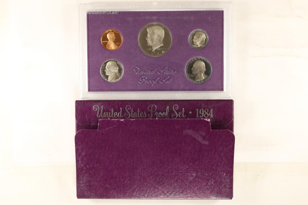 1984 US PROOF SET (WITH BOX) (1 of 2)