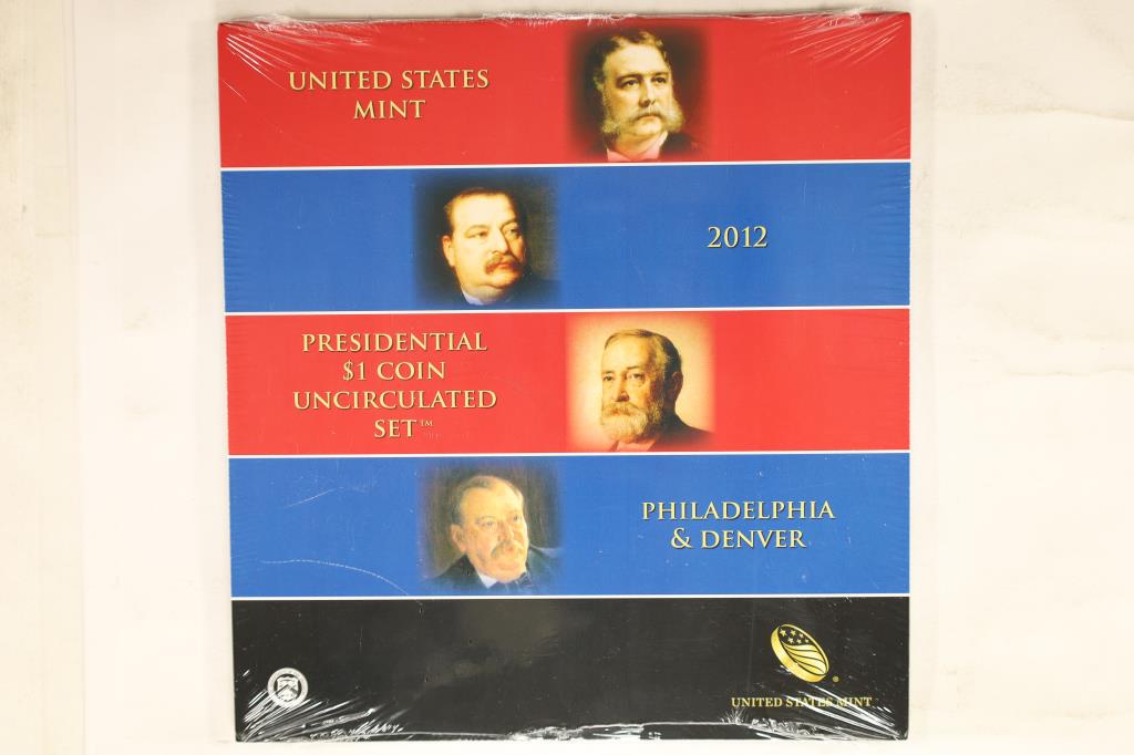 2012 P&D PRESIDENTIAL UNC COIN SET IN ORIGINAL (1 of 2)
