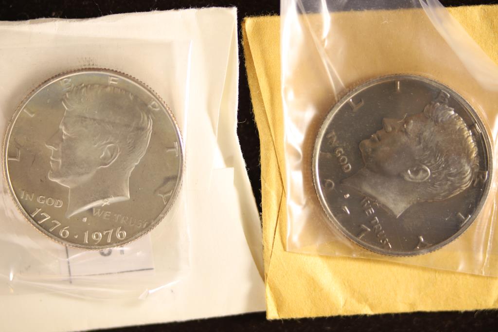 1976-S & 1977-S PROOF KENNEDY HALF DOLLARS (1 of 2)