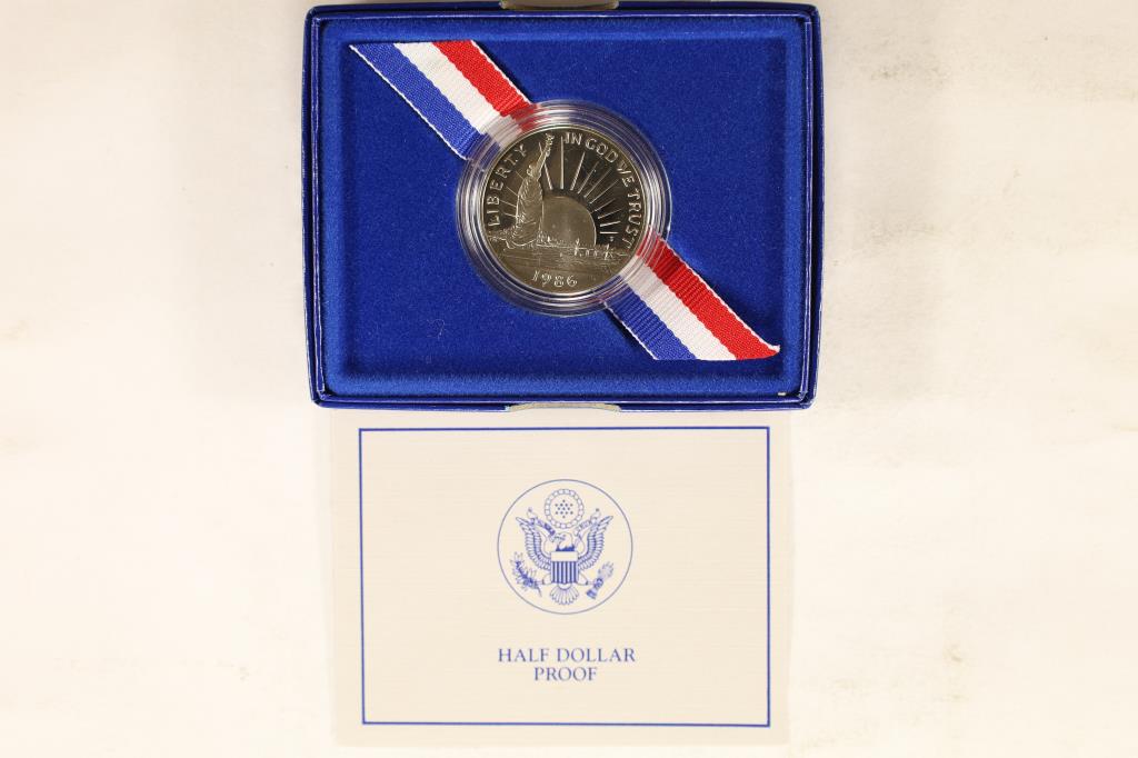 1986-S U.S. LIBERTY PROOF HALF DOLLAR ORIGINAL US (1 of 3)