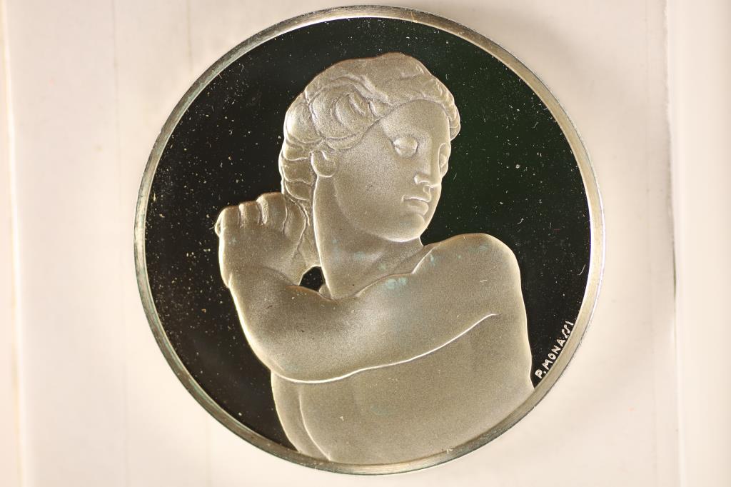 38.1 GRAMS STERLING SILVER PROOF ROUND ''DAVID- (1 of 2)