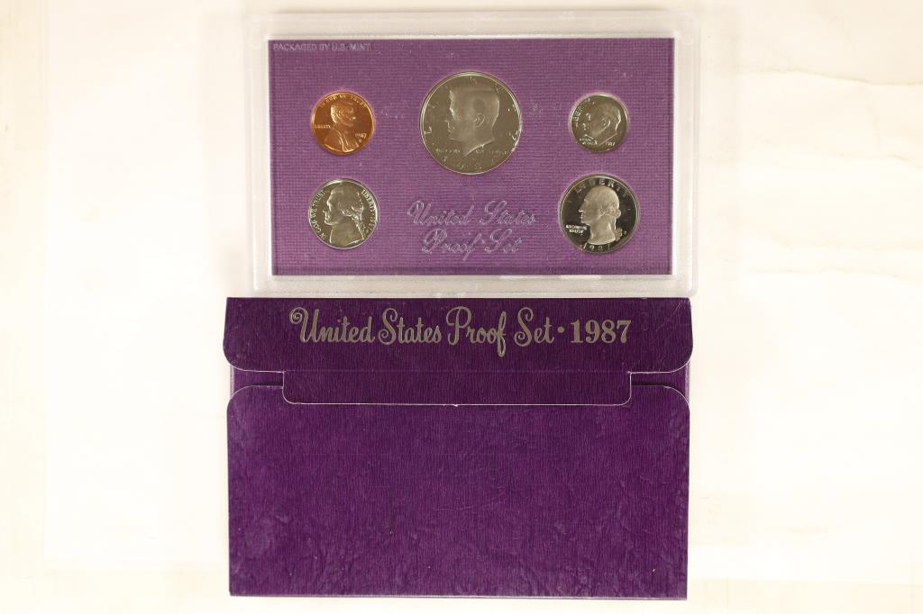 1987 US PROOF SET (WITH BOX) (1 of 2)