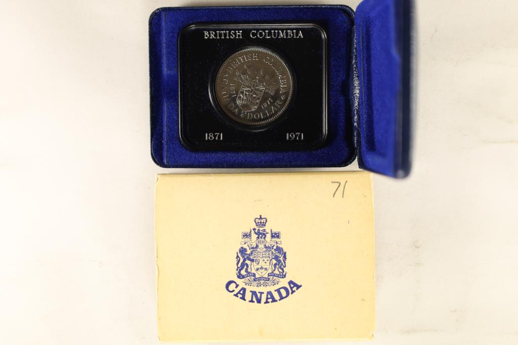 1971 CANADA UNC DOLLAR IN BLUE FLIP CASE (1 of 2)
