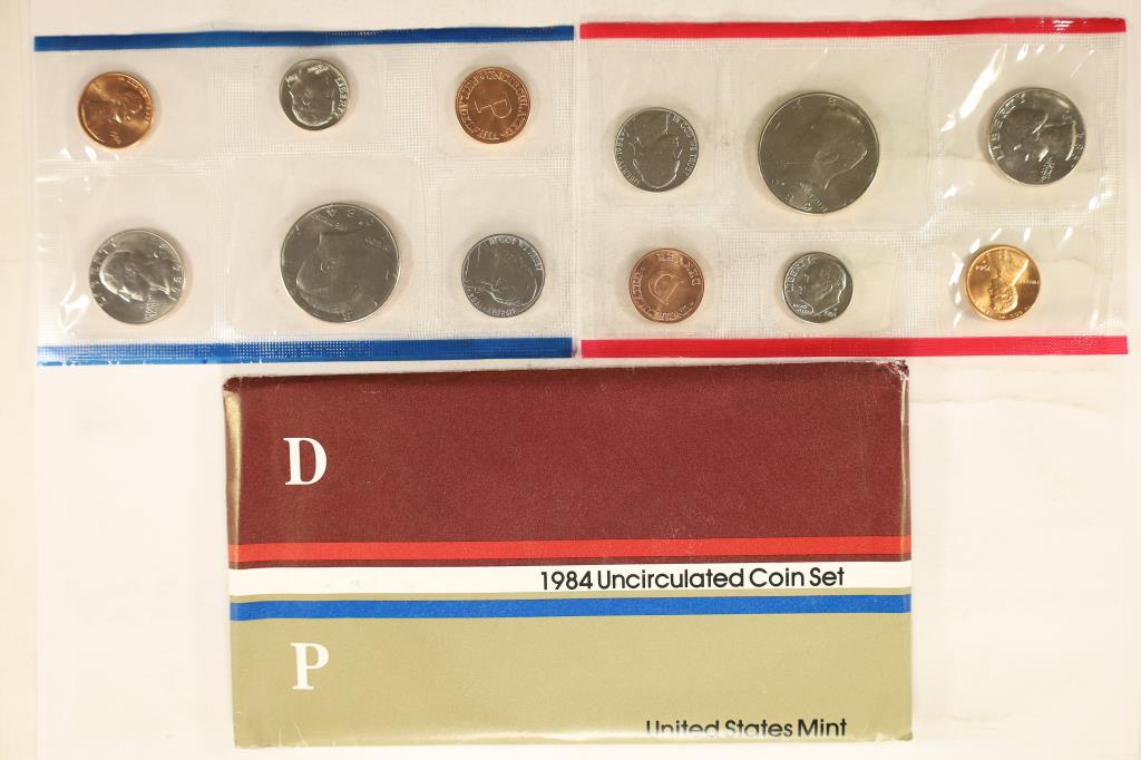1984 US MINT SET (UNC) P/D (WITH ENVELOPE) (1 of 2)