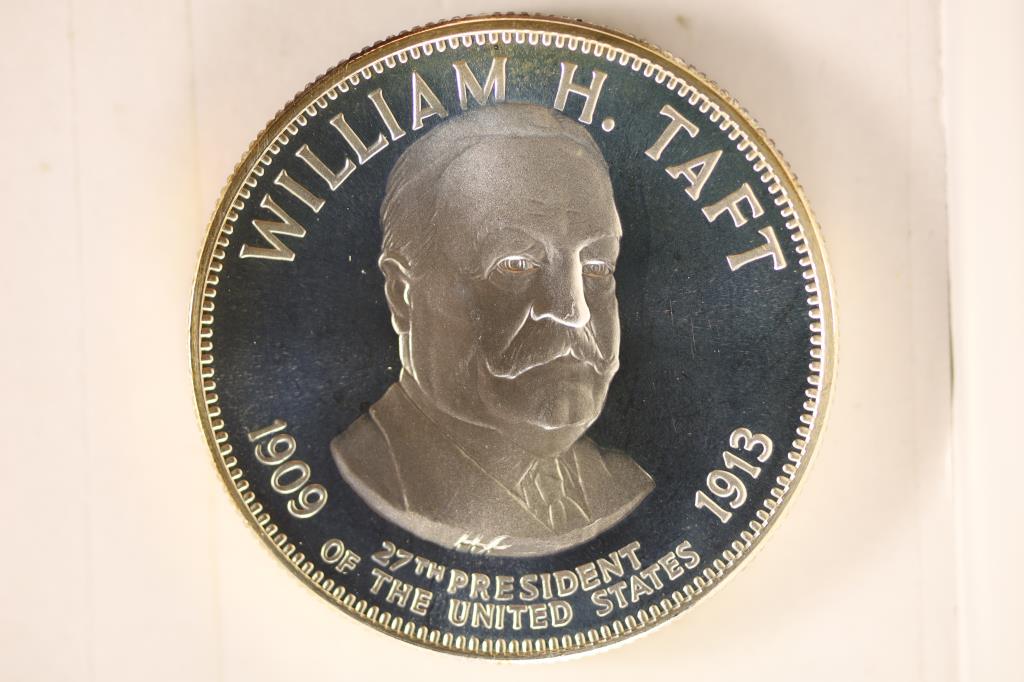 34 GRAM STERLING SILVER PROOF ROUND WILLIAM H. (1 of 2)