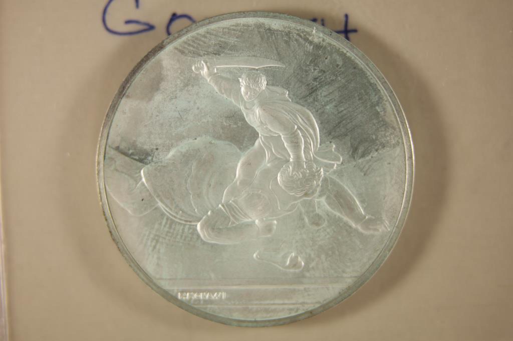 39.2 GRAMS STERLING SILVER PROOF (CLOUDY) ROUND (1 of 2)