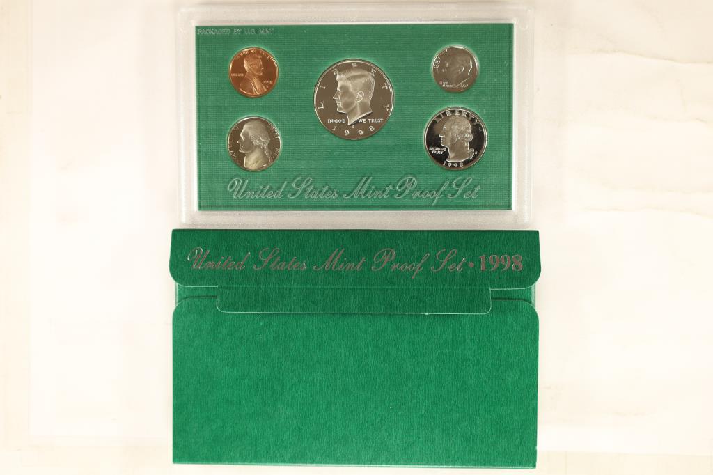 1998 US PROOF SET (WITH BOX) (1 of 2)