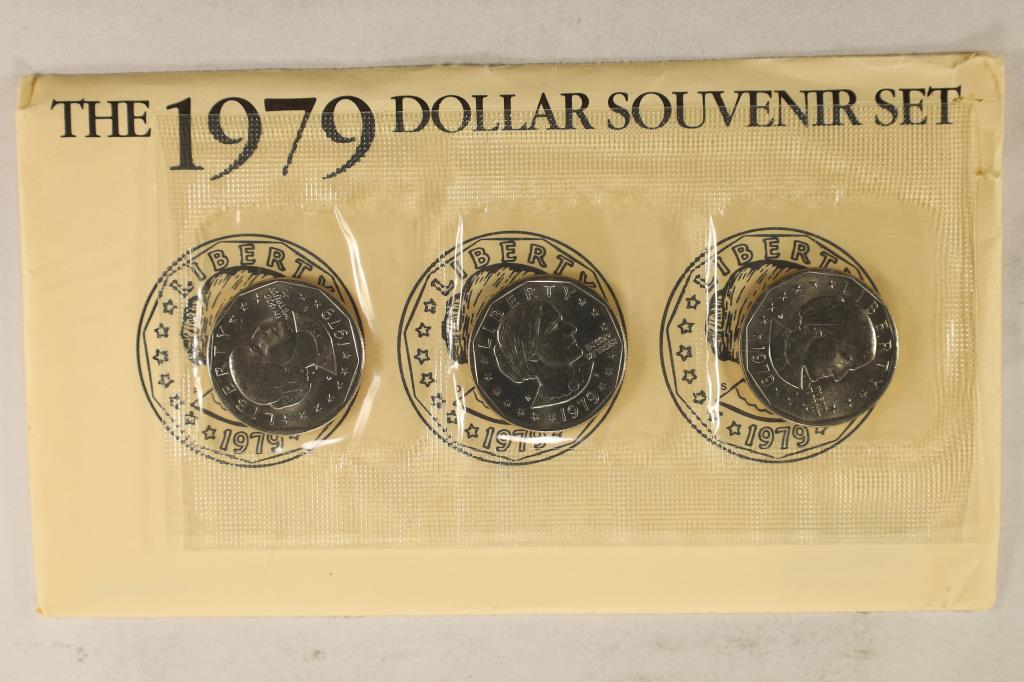 1979 SBA DOLLAR P/D/S SOUVENIR SET (1 of 2)
