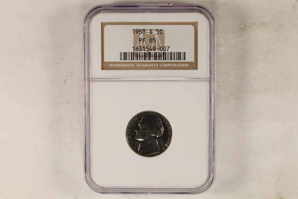 1968-S JEFFERSON NICKEL NGC PF65 (1 of 2)