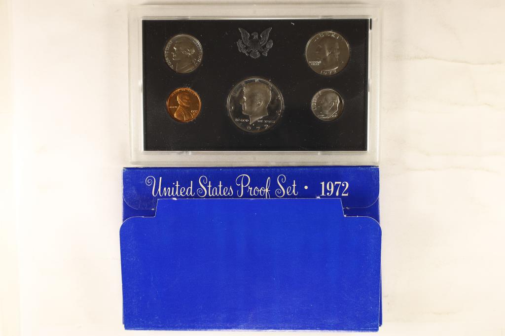 1972 US PROOF SET (WITH BOX) (1 of 2)
