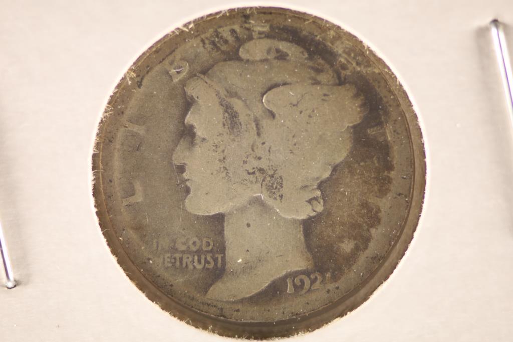 1921 MERCURY DIME KEY DATE (1 of 2)