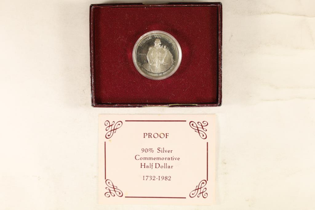 1982-S GEORGE WASHINGTON SILVER HALF DOLLAR PROOF (1 of 3)