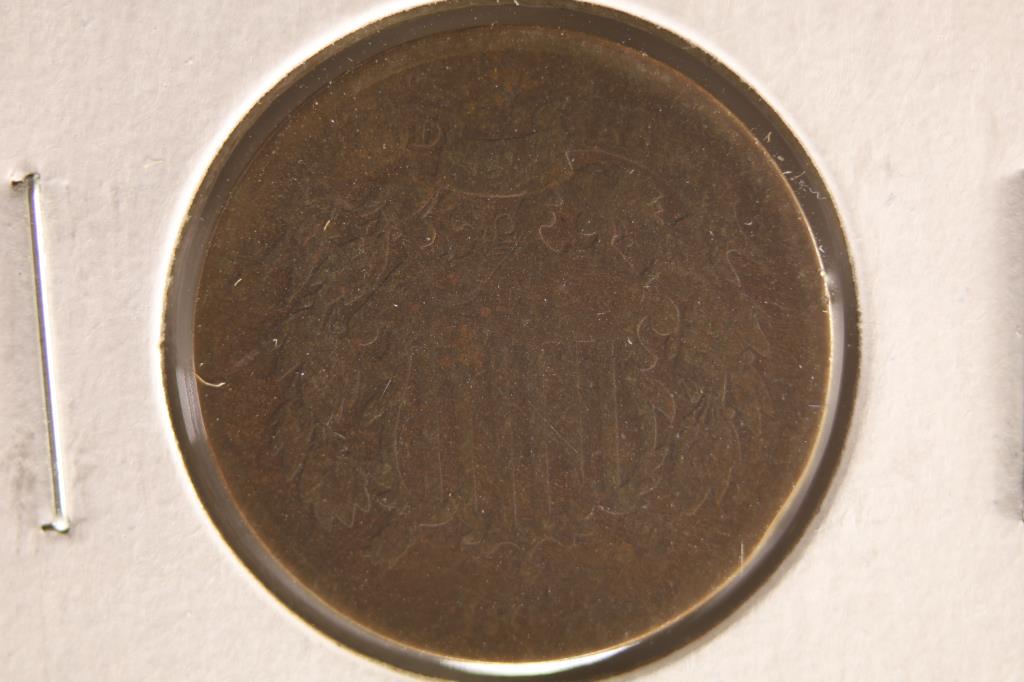 1864 US TWO CENT PIECE: WATCH FOR OUR NEXT AUCTION ON MON. SEPT. 26TH, 2022 AT 7 PM EDT