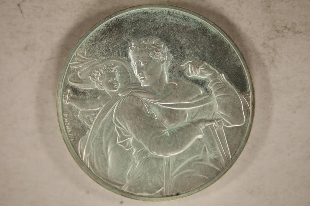 39.4 GRAMS STERLING SILVER PF (CLOUDY) ROUND (1 of 2)