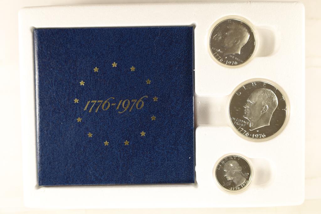 1976 US BICENTENNIAL SILVER PROOF SET  IN ORIGINAL (1 of 2)