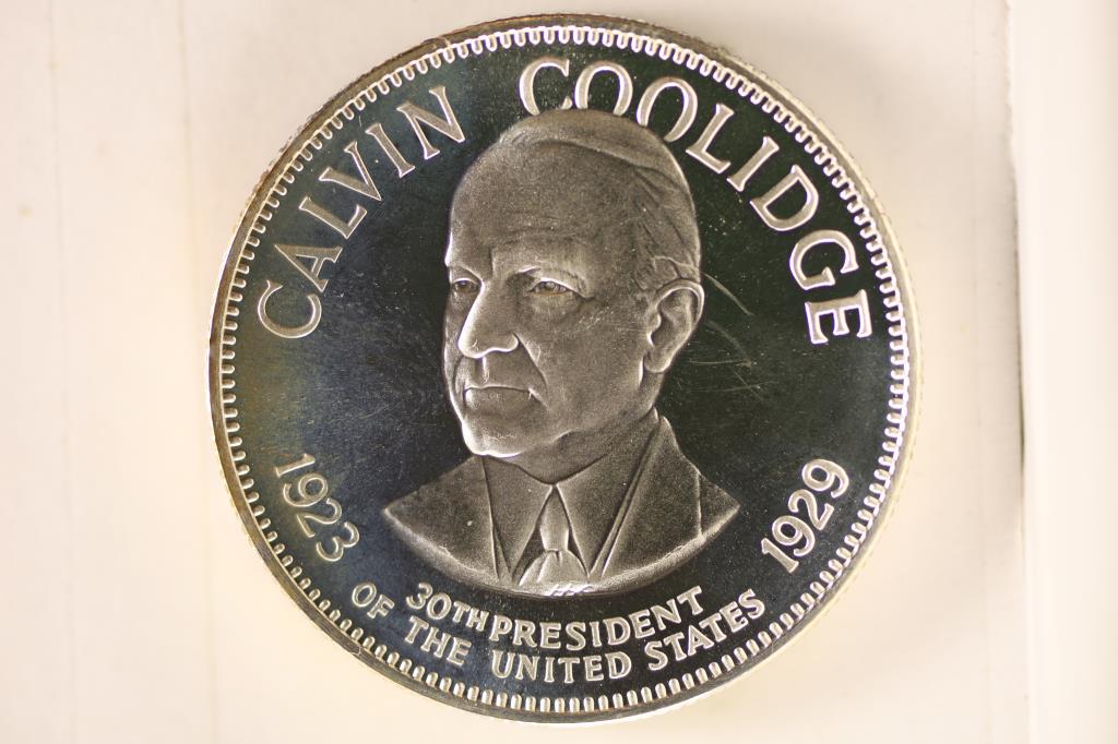 33.7 GRAM STERLING SILVER PROOF ROUND "CALVIN (1 of 2)
