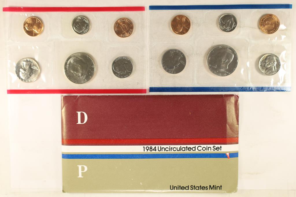 1984 US MINT SET (UNC) P/D (WITH ENVELOPE) (1 of 2)