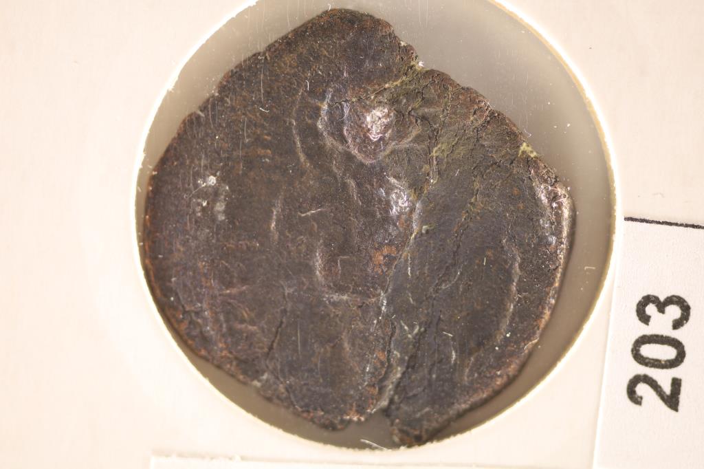 1295-1320 A.D. BYZANTINE ANCIENT COIN WITH JESUS: CHRIST STANDING WITH BIBLE