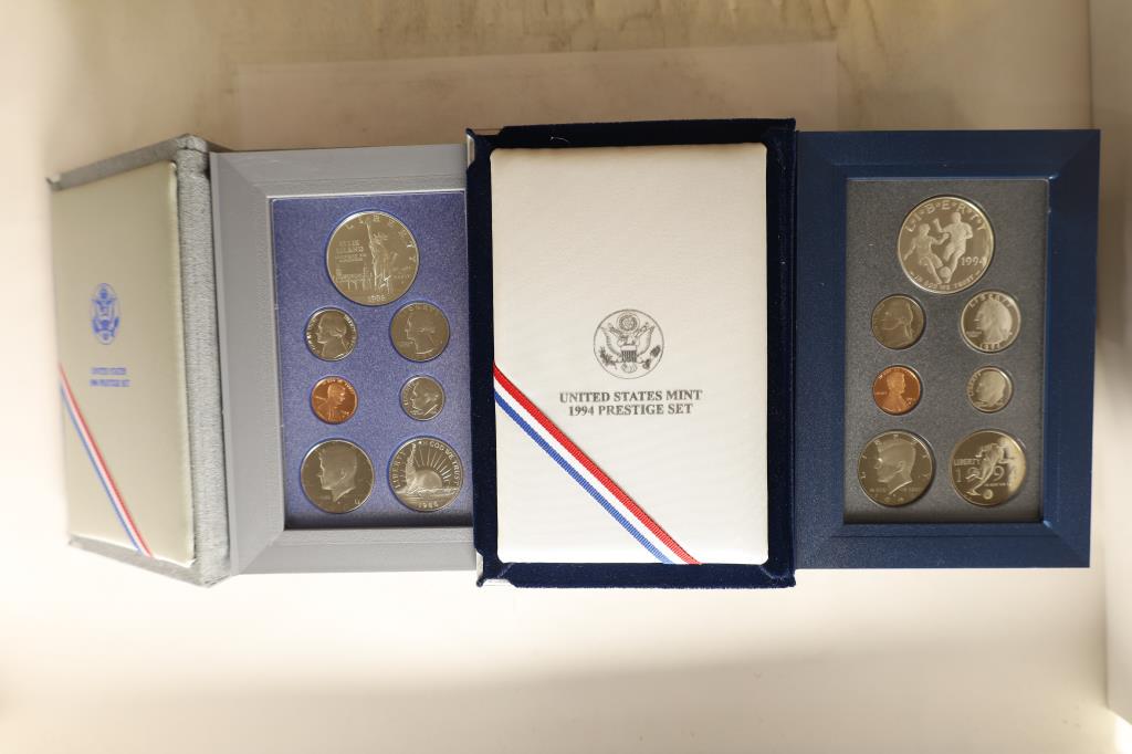 2-US PRESTIGE PROOF SETS: 1994 WORLD CUP AND (1 of 3)
