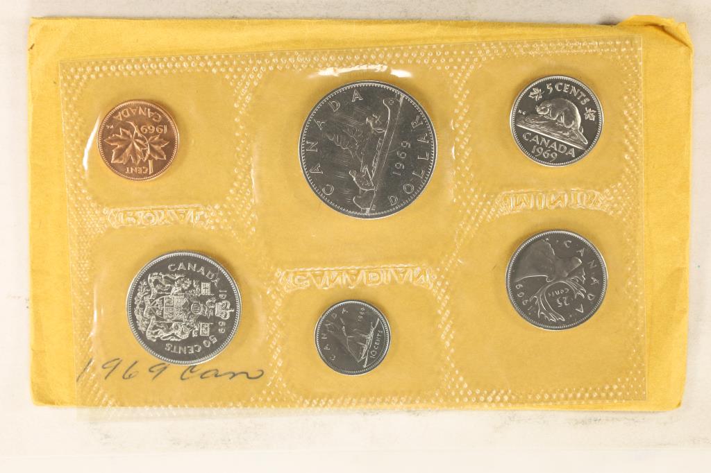 1969 CANADA UNC SET WITH ENVELOPE (1 of 2)