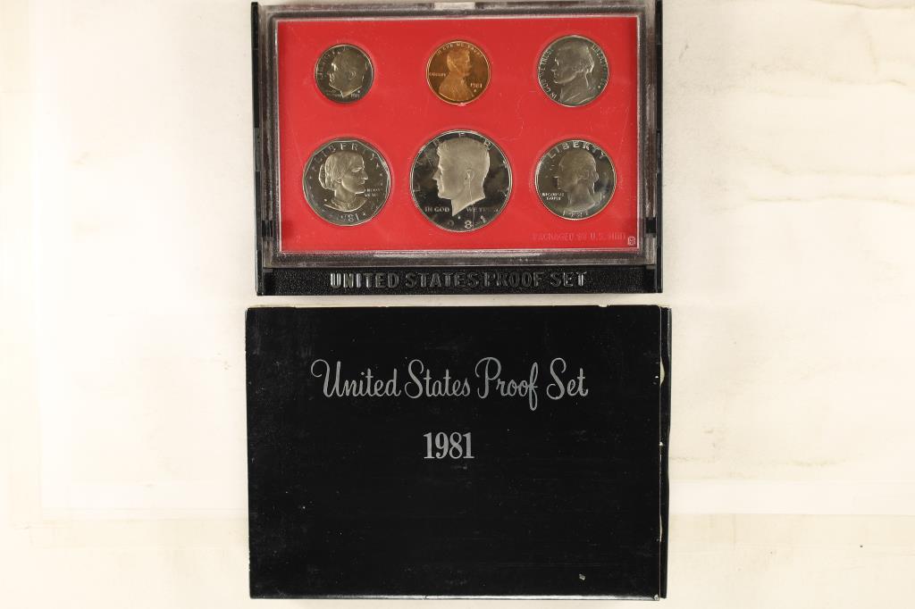 1981 US PROOF SET (WITH BOX) (1 of 2)