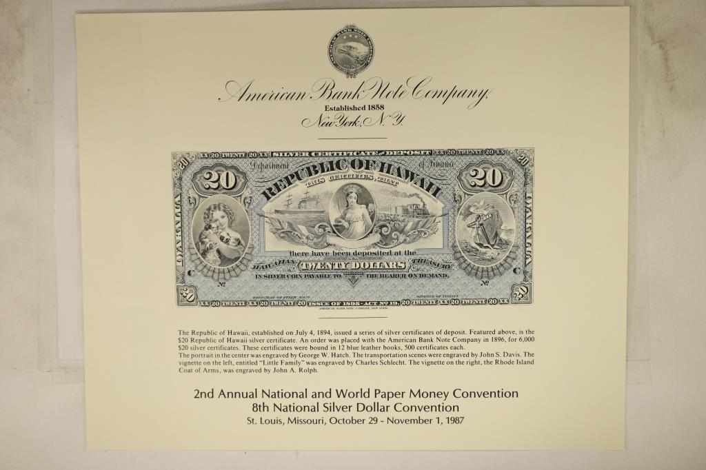 2ND ANNUAL NATIONAL AND WORLD PAPER MONEY (1 of 2)