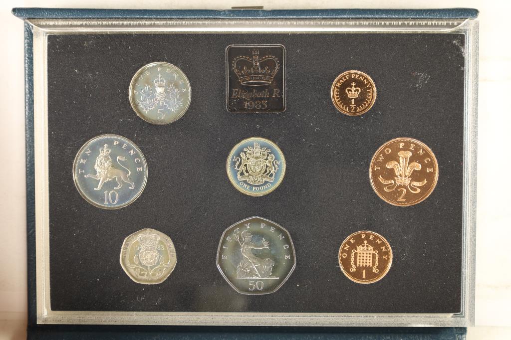 1983 UNITED KINGDOM 8 COIN PROOF SET IN (1 of 4)