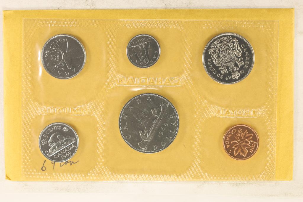 1969 CANADA UNC SET WITH ENVELOPE (1 of 2)