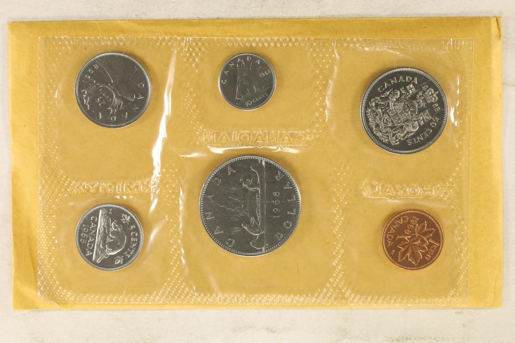 1968 CANADA UNC SET WITH ENVELOPE (1 of 2)