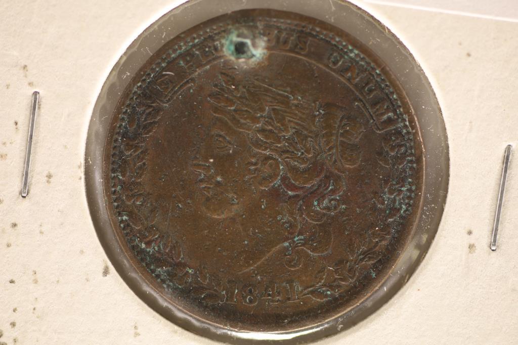 1841 HARD TIMES TOKEN "MAY TENTH 1837 SPECIE (1 of 2)