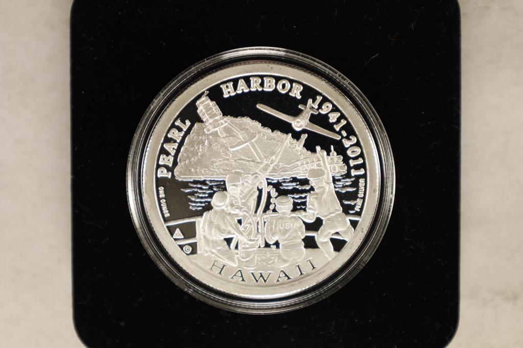 2006 Remember Pearl Harbor 65th Anniversary 1 Oz .999