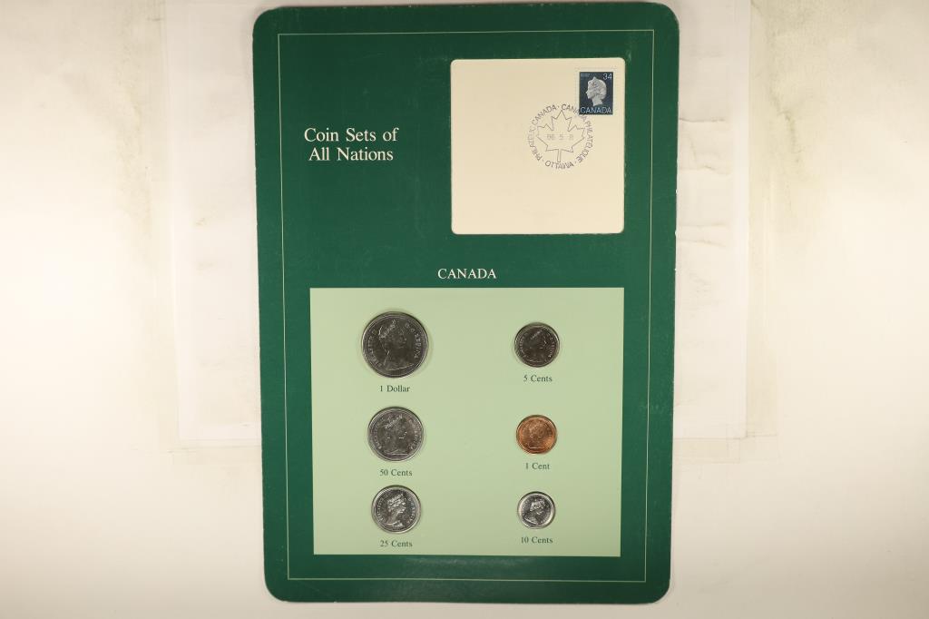 COINS OF ALL NATIONS CANADA 6 COIN UNC SET ON (1 of 2)