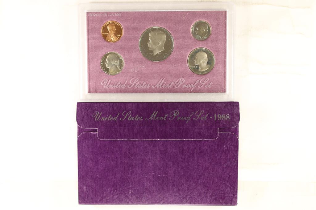 1988 US PROOF SET (WITH BOX) (1 of 2)