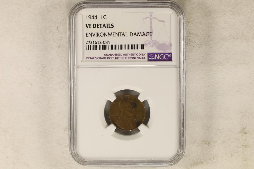 1944 LINCOLN CENT NGC VERY FINE DETAILS (1 of 2)