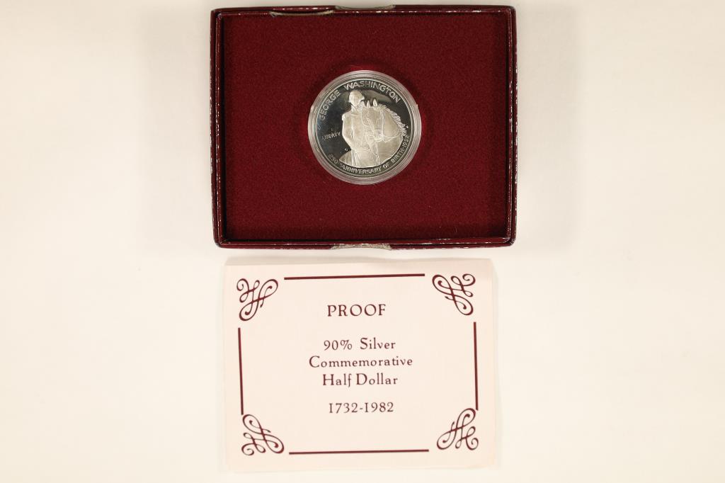 1982-S GEORGE WASHINGTON PROOF HALF DOLLAR: ORIGINAL US MINT PACKAGING