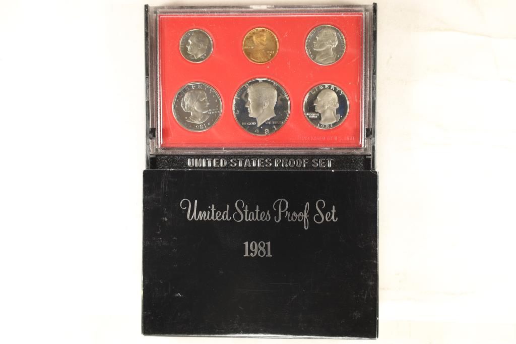 1981 US PROOF SET (WITH BOX) (1 of 2)