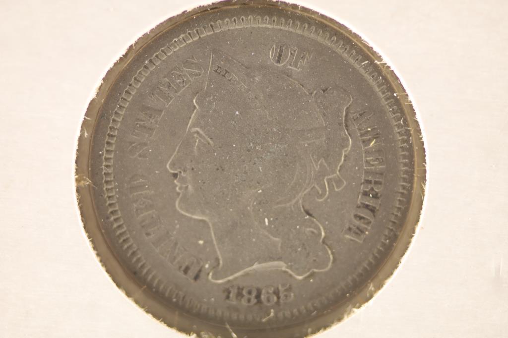 1865 THREE CENT PIECE (NICKEL) (1 of 2)