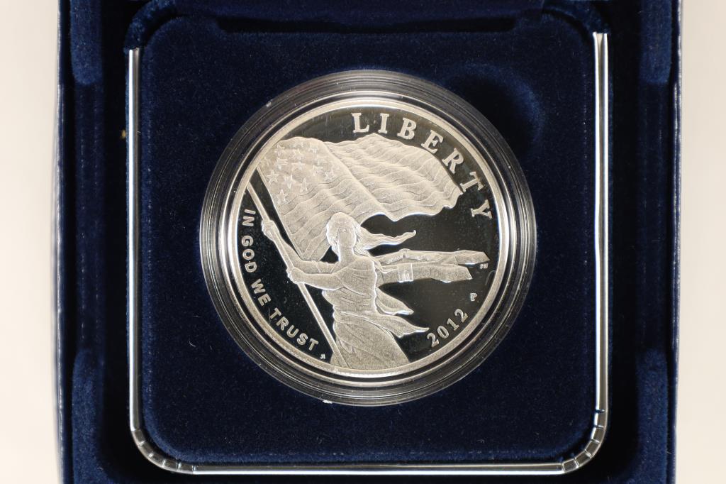 2012-P US PROOF STAR SPANGLED BANNER SILVER $1 (1 of 3)