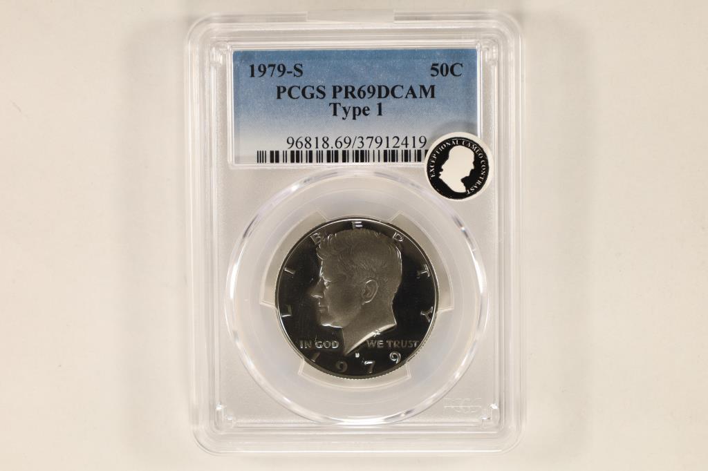 1979-S KENNEDY HALF DOLLAR PCGS PR69 DCAM (1 of 2)