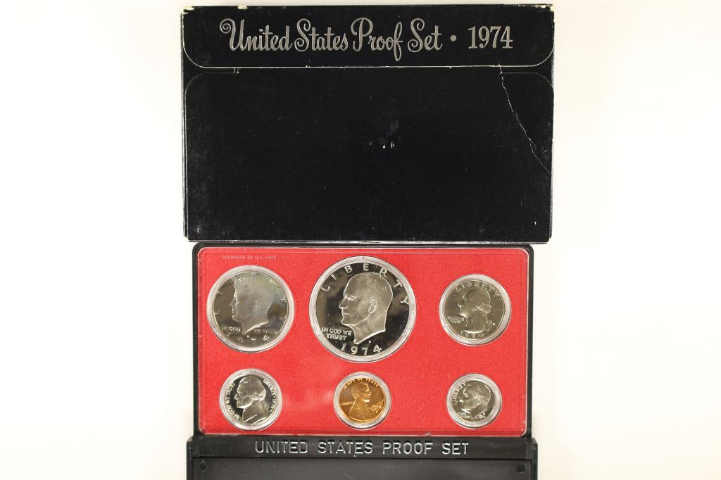 1974 US PROOF SET (WITH BOX) (1 of 2)