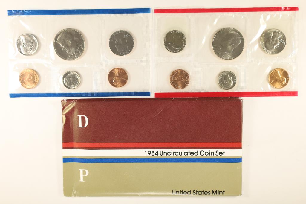 1984 US MINT SET (UNC) P/D (WITH ENVELOPE) (1 of 2)