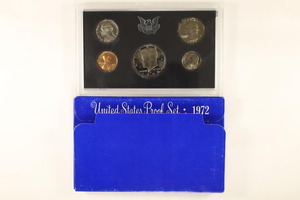 1972 US PROOF SET (WITH BOX) (1 of 2)