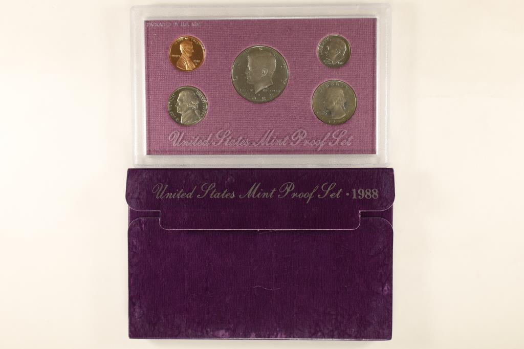 1988 US PROOF SET (WITH BOX) (1 of 2)