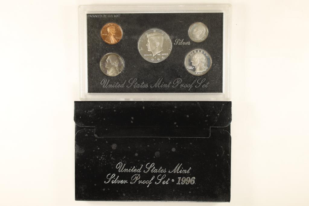 1996 US SILVER PROOF SET (WITH BOX) (1 of 2)