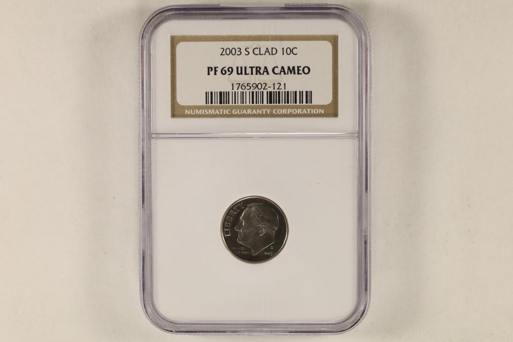 2003-S ROOSEVELT DIME NGC PF69 ULTRA CAMEO (1 of 2)