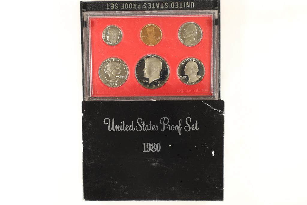 1980 US PROOF SET (WITH BOX) (1 of 2)