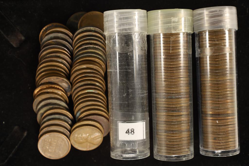 3 SOLID DATE ROLLS OF LINCOLN WHEAT CENTS: 1946, (1 of 1)