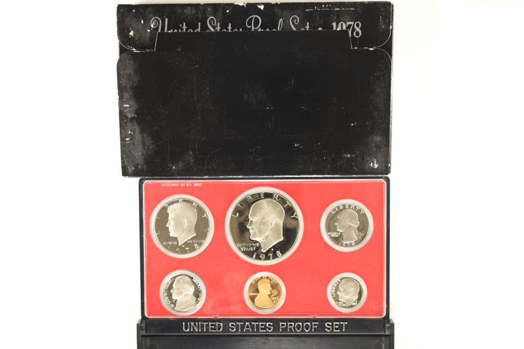 1978 US PROOF SET (WITH BOX): WATCH FOR OUR NEXT AUCTION ON MON. JAN. 2ND, 2023 AT 7 PM EST