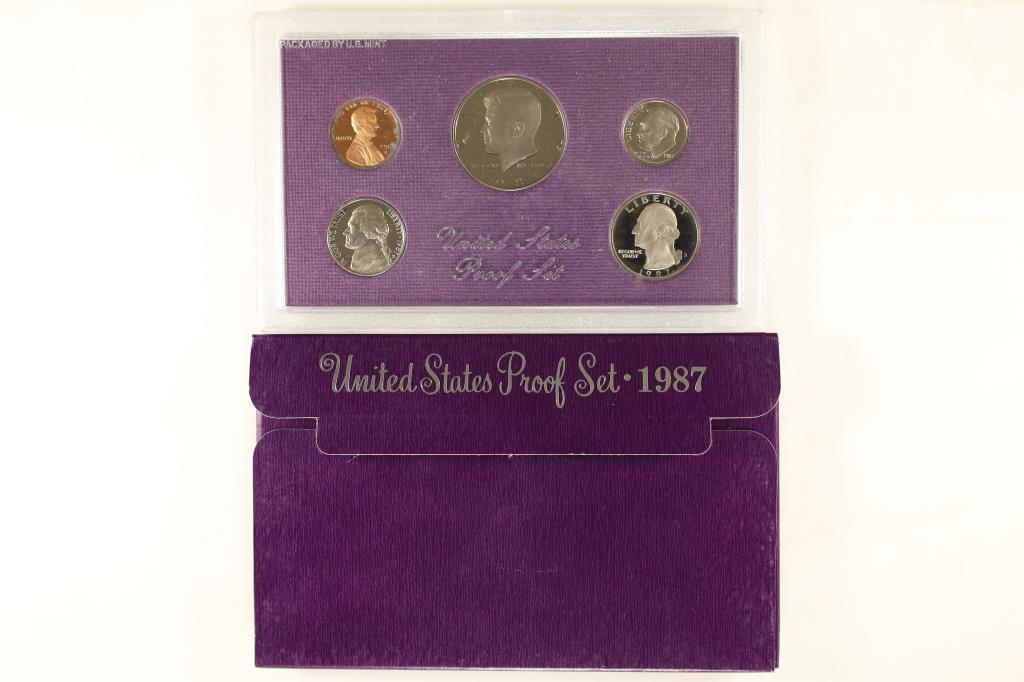 1987 US PROOF SET (WITH BOX) (1 of 2)