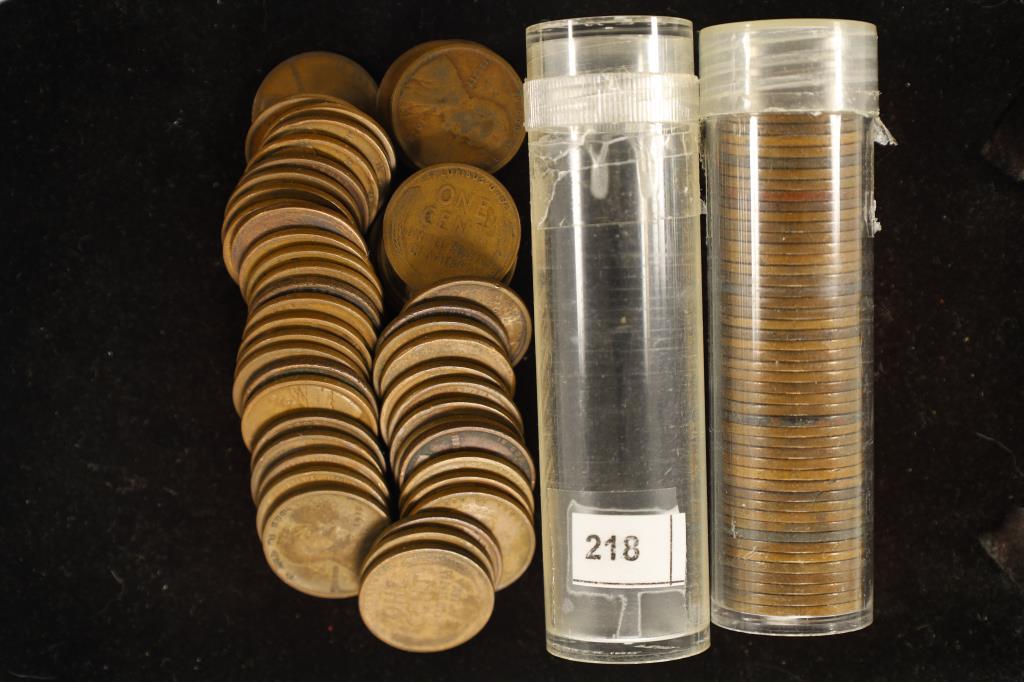 2 SOLID DATE ROLLS OF LINCOLN WHEAT CENTS: 1918 & (1 of 1)